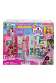 Barbie Fashionistas. Przytulny domek + Lalka HRJ77 Mattel