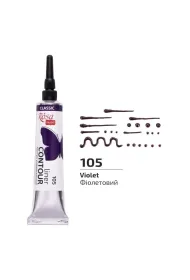 Rosa Farba akrylowa konturowa universal violet 20ml