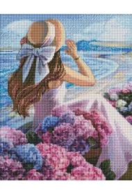 Ideyka Diamentowa mozaika - Kwitn�ce wybrze�e 40x50cm