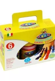 Carioca Farby Tempera do malowania palcami 6 kolorw