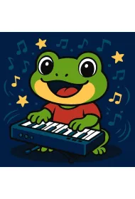 Malowanie po numerach - �aba z pianinem Kids Ideyka