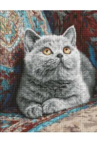 Diamentowa mozaika - Brytyjski spok�j 40x50cm