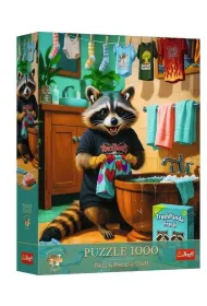 Puzzle 1000 Premium Plus Dzie� Prania Szopa TREFL
