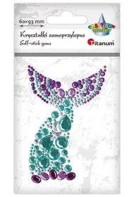 Titanum Kryszta�ki samoprzylepne ogon syreny 60x93mm