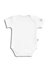 Nanaf Organic Basic, Body motylkowe z krtkim rkawem, biae