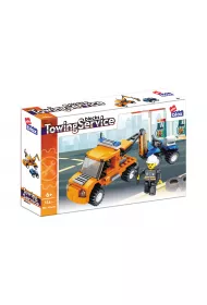Klocki konstrukcyjne 124 el. Pojazd Holowniczy Alleblox