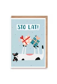 Cardie Kartka urodzinowa Kot