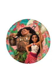 Godan Talerzyki papierowe Moana 20cm 8 szt