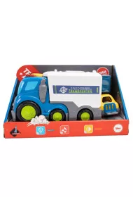 Zestaw autek 2w1 - �mieciarka i mini podno�nik Askato
