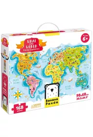 Puzzle 168 el. What in the World. Young Explorers Banana Panda