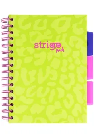 Strigo Ko�ozeszyt Pads A5 Neon zielony linia 100 kartek