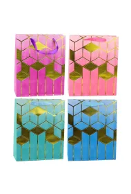 LeanToys Torebka prezentowa mix 32x26x12cm