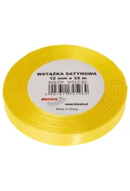 Brewis Wst��ka satynowa kanarkowy 25mmx32m