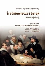 �redniowiecze i barok. Propozycje lekcji 2023/2024