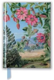 Flame Tree Notatnik A6 Widok w ogrodzie Brisbane Kew linia