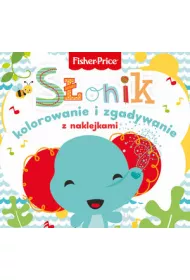 Fisher Price. Kolorowanka podogowa. Sonik - kolorowanie i zgadywanie z naklejkami