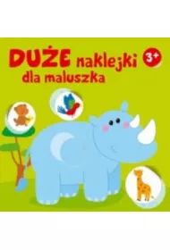 Du�e naklejki dla maluszka. Nosoro�ec 3+