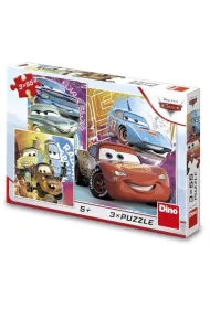 Puzzle 3x55 el. Auta Cars Kumple Dino Toys