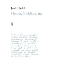 Homer, Owidiusz, my