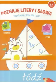 Przyklejaj, baw si� i ucz. Poznaj� literki i s�owa