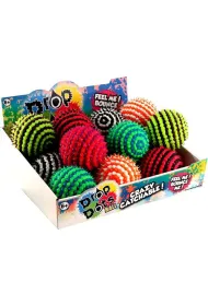 Pi�eczka z kolcami Drop Dot 6,5cm - mix Kess