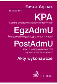 Kodeks postpowania administracyjnego. Edycja Sdowa