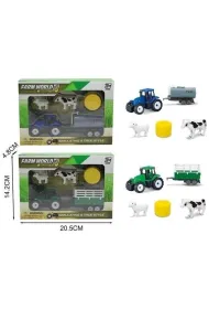 Zestaw farma traktor z akcesoriami MIX Merkpol
