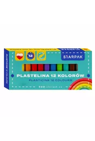 Plastelina 12 kolor�w School STARPAK 533623 12 szt.