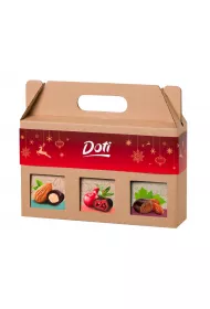 Doti Zestaw witeczny - bakalie w czekoladzie bezglutenowe 3 rodzaje 3 x 50 g Bio