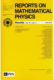 Reports on Mathematical Physics 91/3 2023