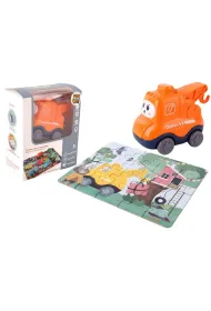 Auto puzzle Przygoda drogowa d�wig Pro Kids