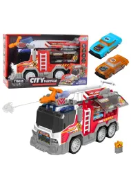 W�z stra�acki z nap�dem ruchome el. �wiat�o d�wi�k LeanToys