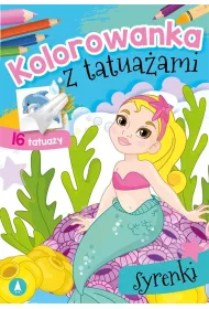 Malowanka A5 Kolorowanka z tatua�ami. Syrenki SKRZAT 072808