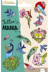 Avenue Mandarine Tatua�e Tattoo Mania Ptaki