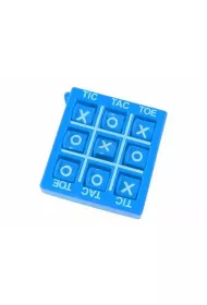 Gra kko i krzyyk 4,5 cm niebieska Leantoys