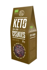 Diet-Food Ciasteczka keto z kakao 80 g Bio