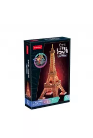 Puzzle 3D Wie�a Eiffla LED Cubic Fun