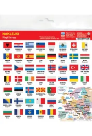 Jako Naklejki. Flagi Europy