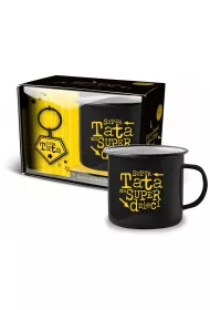 Pan Dragon Zestaw kubek + brelok Super Tata