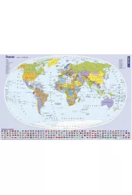 Demart Podkadka na biurko Mapa wiata.