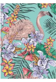 Museums & Galleries Karnet B6 z kopert� Flamingo