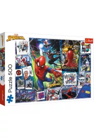 Puzzle 500 el. Plakaty z superbohaterem Trefl