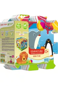 Puzzle Edukacyjna Uk�adanka Puzzlopianka Zoo Fun Trefl