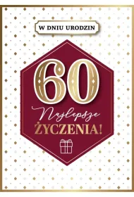 Armin Style KARNET URODZINY 60 B6 Z KOP AS GM-1220 FOL