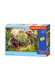 Puzzle 180 el. Walka dinozaur�w Castorland