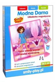 Puzzle Uk�adanka magnetyczna Modna Dama Smily Play