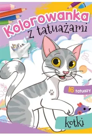 Malowanka A5 Kolorowanka z tatua�ami. Kotki SKRZAT 072006