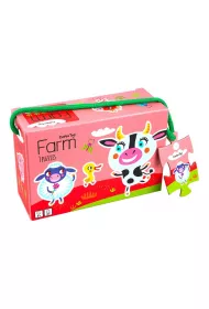 Moje pierwsze puzzle - 3 uk�adanki. Farm Barbo Toys