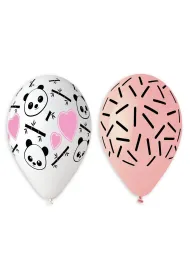 Godan Balony Premium Hel Panda i Serca 33 cm