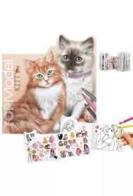 Szkicownik Kitty Top Model z naklejkami 12713A